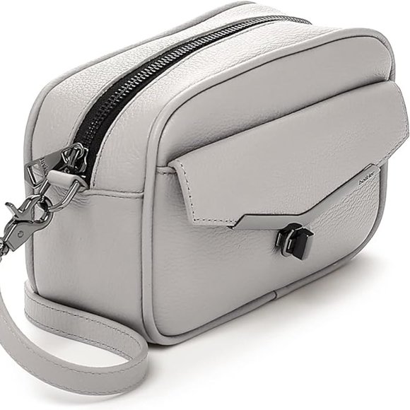 Botkier Handbags - Botkier Valentina Mini Camera Crossbody Silver & Black